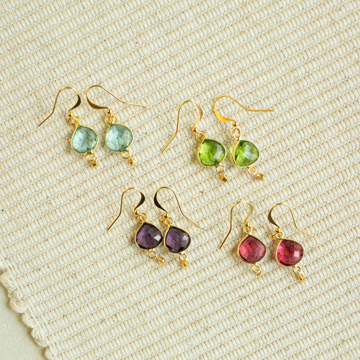 Amethyst Ballet Drop Earrings